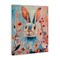 Stupell Industries Blue Rabbit & Wildflowers Canvas, design by Sara Culpepper